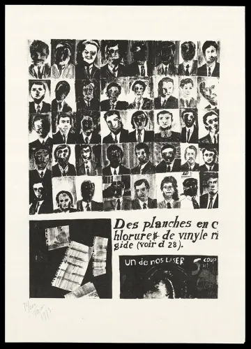 Kunstwerken van de franse kunstenaar Roland Topor
